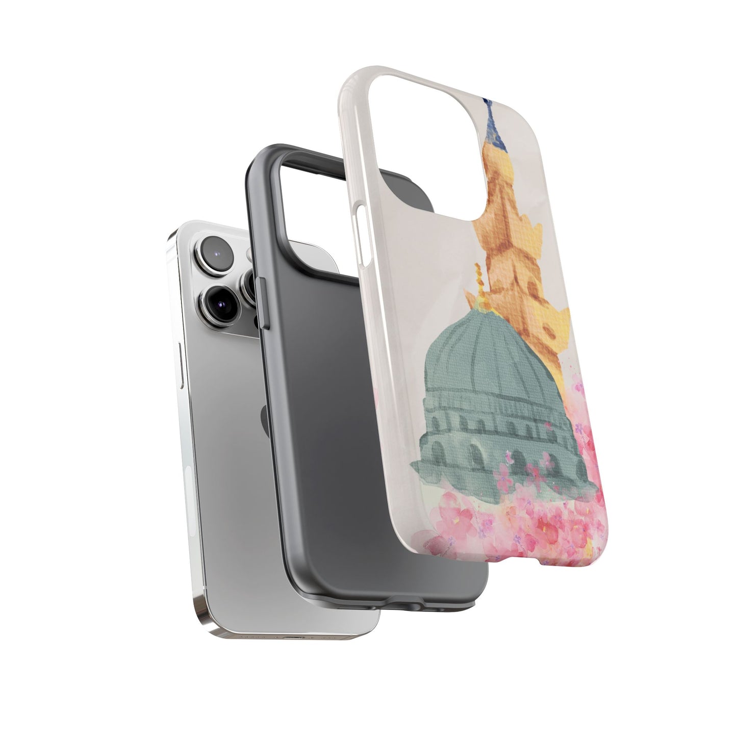 Watercolor Mosque Phone Case - Tough Cases for Creative Souls