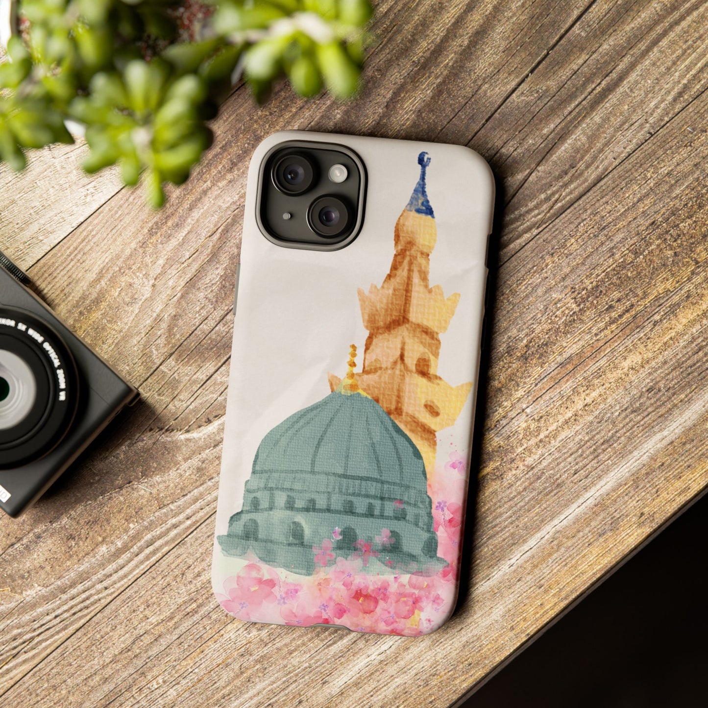 Watercolor Mosque Phone Case - Tough Cases for Creative Souls