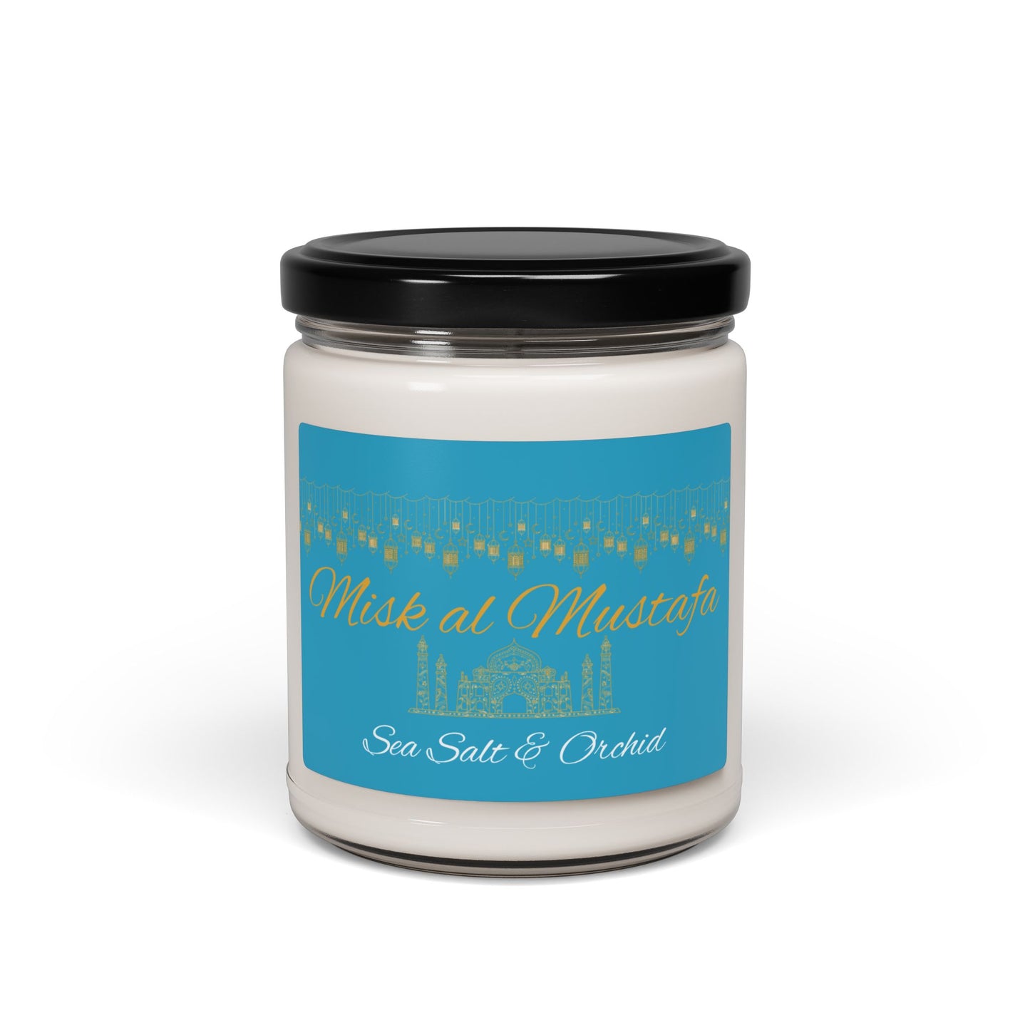 Misk al Mustafa Scented Soy Candle - 9oz Luxury Aromatherapy Candle for Relaxation and Home Decor